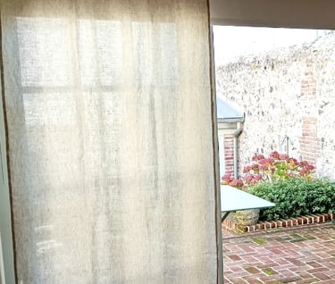 Photo de rideaux en lin