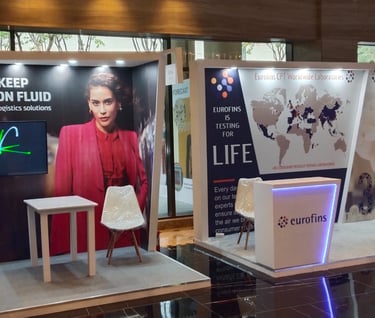 Exhibition Stalls front row