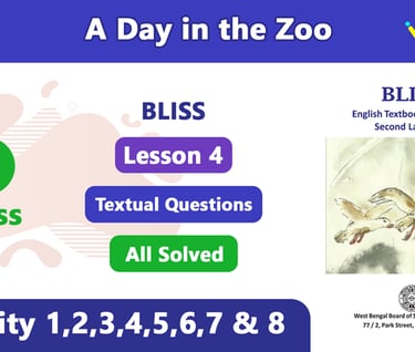 A Day in the Zoo Questions and Answers