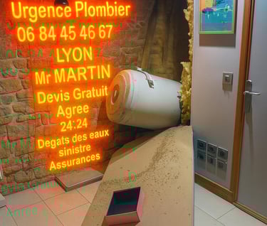 Diagnostique panne rapide lyon 69007 plus d eau chaude fuite