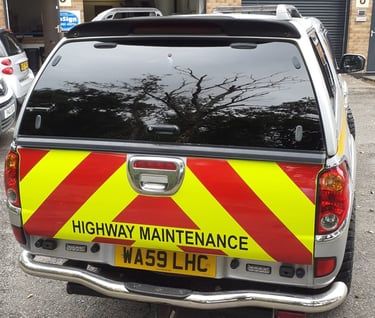 Rear of Highway Maintenance