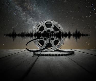 a reelet with a reelet and a movie reelet