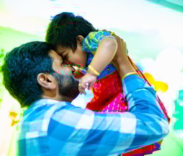 Father and daughter