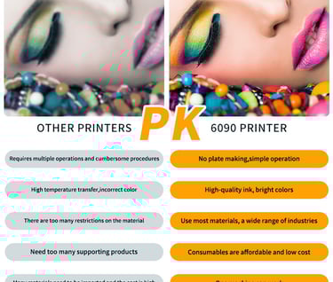 6090 UV Printer compare to Others