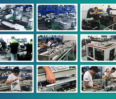 Hình ảnh quy trình sản xuất máy in