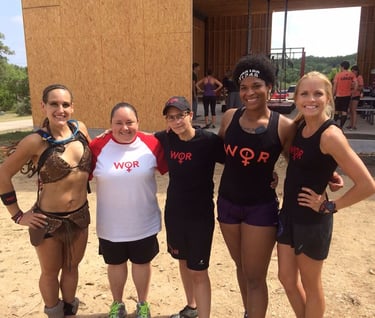 Women of obstacle racing at an OCR expo