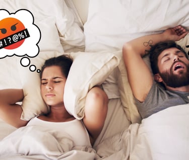 Snoring Partner Angry Partner Exhausted Frustrated