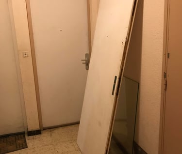 changement de porte dans une résidence à Montpellier