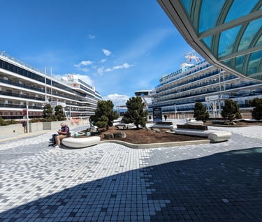 Ships at Canada Place
