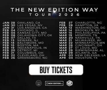 New Edition, Boyz II Men, Toni Braxton Tour dates calendar.