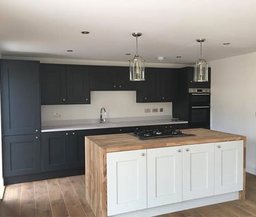 Photo of new kitchen installation in Bristol