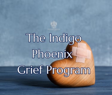Advertising photo for The Indigo Phoenix Grief Program