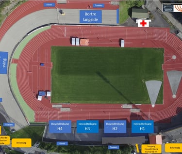 Stadionoversikt