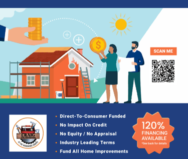 Craig the Handyman home improvement financing options graphic