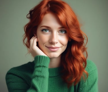 woman smiling wearing denim jacket
