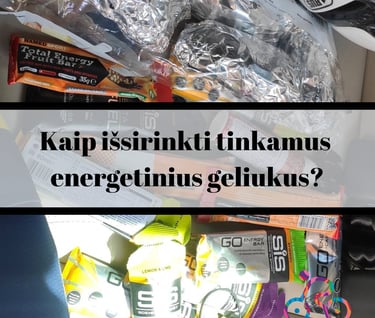 Energetiniai geliukai varžyboms ir treniruotėms