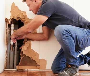 كشف تسريب المياه بالخبر