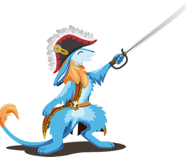 Hasur se prend pour un pirate avec son sabre