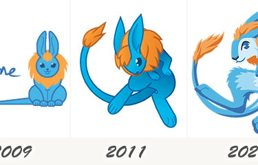 évolution du logo hasur