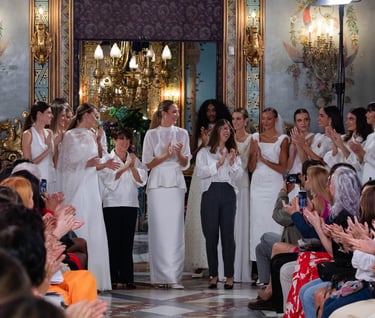 Atelier Couture Madrid 2024 - Diseñadora Amaia Artieda - colección Crisalida