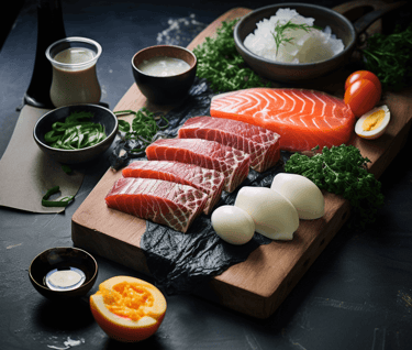 Food rich in iodine