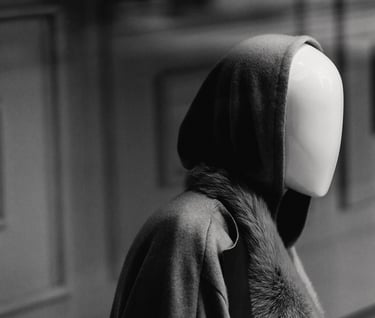 a person wearing a hoodie and a hoodie