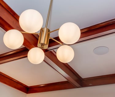 Custom timber ceiling