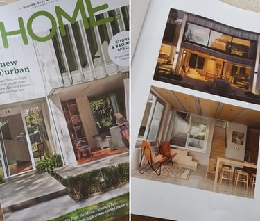 HOME magazine featuring New build project