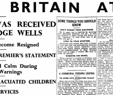 Tunbridge Wells World War 2