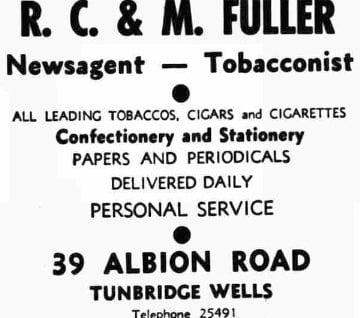 Fuller, Albion Road, Tunbridge Wells
