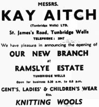 Kay Aitch, St James Road and Ramslye Estate, Tunbridge Wells, Kent