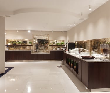 Lustra postarzane w Hotelu