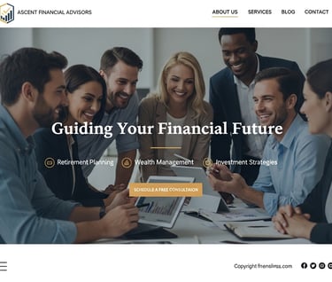 Financial planner website