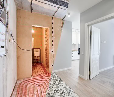 installation chauffage au sol Mulhouse
