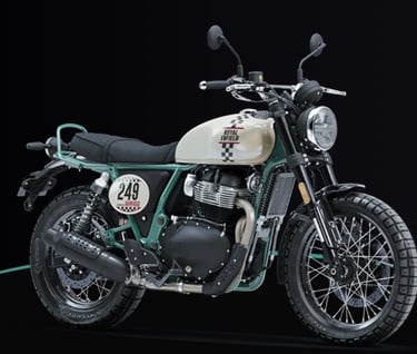 Royal Enfield Bear 650 / Motorradverleih Mallorca
