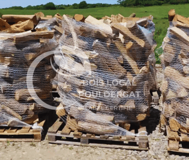 des palettes de bois