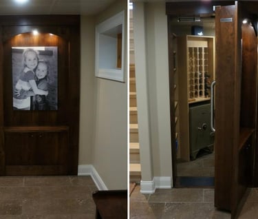 High Value Property showing Safe Room Access