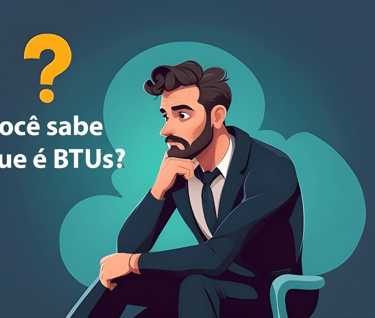 Homem tentando entender o que é BTUs