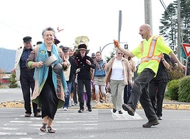 Happy Parade on Sooke Rd