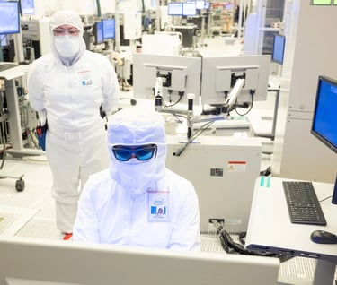 Picture from an Intel Cleanroom