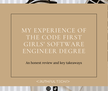 My Experience Of The Code Furst Girls' Software Engineer Degree