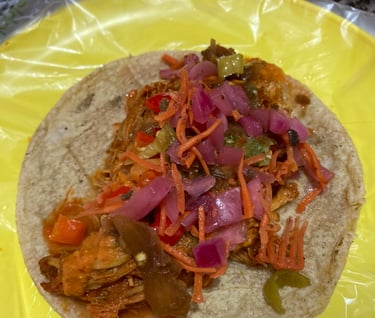 THE BEST Conchinita Pibil taco I have had in Mexico City (CDMX).