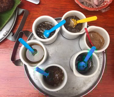 The salsas make EH 1 of the best restaurants in Mexico City (CDMX) for Yucatecan (Yucatan) food.