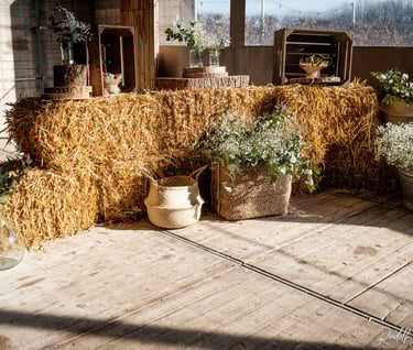 Ferme de Bertinchamps décorée à l'occasion du Festival Feel the wedding