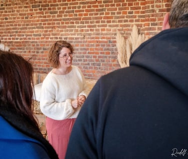 Wedding planner présent au Festival Feel the wedding avec un couple