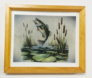 Oleo print  Wall Art . Modern Wood  Wall Art., this product is manufactured to order.