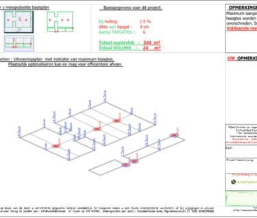 3D voorbeeldplan hellingsdak