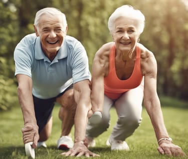 woman in purple and white floral shirt sitting on white bed
