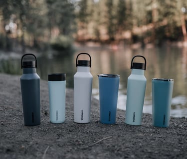 Personalized Reusable Drinkware Sustainable Event Activation with Corkcicle