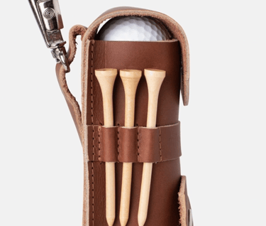 Personalized Leather Golfer's Gift